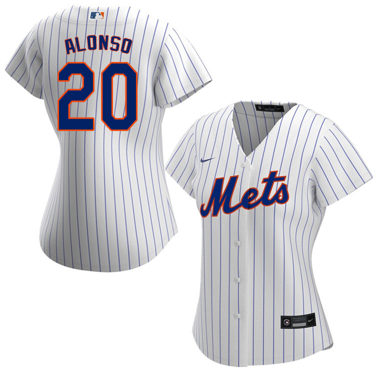 Nike Women #20 Pete Alonso New York Mets Baseball Jerseys Sale-White